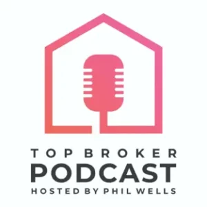 Top Broker Podcast logo.